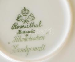 Rosenthal bonbonier, jelzéssel, kopással, d: 12,5 cm