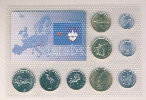 Szlovénia 1992-2003. 10St-50T 9klf db, kereskedői szettben T:1