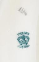 Victoria Austria porcelán "Kérem a csontokat" feliratos csontos tál, jelzéssel, kopással, ...