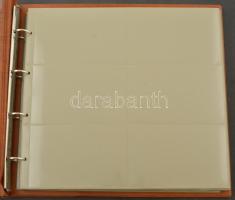 Nagy műbőr képeslap album 396 férőhellyel (40 x 37 cm)