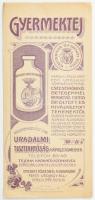 cca 1910 "Gyermektej Károlyi László Gróf Fóti Uradalmi tehenészetéből" számolócédula