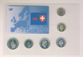 Svájc 1975-2003. 1R-1Fr 6klf db, kereskedői szettben T:1
