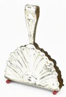 Art deco fém szalvétatartó, kopott m: 20 cm