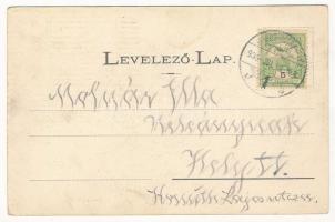 1906 Marosvásárhely, Targu Mures; Korzó kávéház, belső vendégekkel és pincérekkel. Rechnitzer A. kia...
