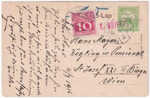 1916 Pankota, Pancota; Ferenc József út és II. Rákóczi Ferenc tér, Menczer A. Adolf üzlete és saját ...