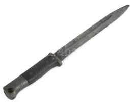 II. világháborús német K98 bajonett (S84/98), jelzett, h: 37,5 cm / WWII German S84/98 bayonet
