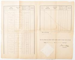 1871 Jogi egyetem absolutorium Hajnik Imre rektor aláírásával