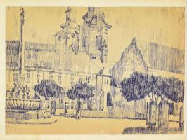 Matolcsy Lajos (?-?): Metszetek másolatok. - - grafikai munkáiból. Siófok, 1940, 1 (metszetek)+4 (tu...