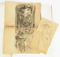 Matolcsy Lajos (?-?): Metszetek másolatok. - - grafikai munkáiból. Siófok, 1940, 1 (metszetek)+4 (tu...