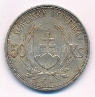 Szlovákia 1944. 50K Ag "Függetlenség 5. évfordulója" T:AU,XF patina
Slovakia 1944. 50 Kor...