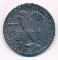 Amerikai Egyesült Államok 1943. 1/2$ Ag "Walking Liberty" T:F patina
USA 1943. 1/2 Dollar...