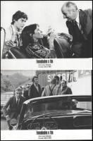 cca 1970 ,,Fennakadva a fán" című francia filmkomédia jelenetei és szereplői (főszereplő Louis ...