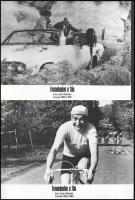 cca 1970 ,,Fennakadva a fán" című francia filmkomédia jelenetei és szereplői (főszereplő Louis ...