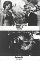 cca 1970 ,,Fennakadva a fán" című francia filmkomédia jelenetei és szereplői (főszereplő Louis ...