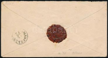 1869 5kr díjjegyes boríték "SZÖLLŐS-GYÖRÖK" (Gudlin 700 p) 1869 5kr PS-cover "SZÖLLŐS...