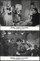 cca 1962 ,,Hátha mégis szerelem" című szovjet film jelenetei és szereplői, 21 db vintage produk...