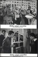 cca 1962 ,,Hátha mégis szerelem" című szovjet film jelenetei és szereplői, 21 db vintage produk...