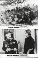 cca 1976 ,,Jaroslaw Dabrowski" című lengyel - szovjet történelmi film jelenetei és szereplői, 13 db vintage produkciós filmfotó ezüst zselatinos fotópapíron, a használatból eredő (esetleges) kisebb hibákkal, 18x24 cm