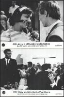 cca 1965 ,,Két jegy a délutáni előadásra" című szovjet film jelenetei és szereplői, 23 db vinta...