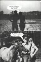 cca 1970 ,,Pim, Pam és Pumelka" című NSZK-beli film jelenetei és szereplői, 17 db vintage produ...