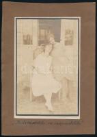 cca 1910-1930 Vegyes fotó tétel hölgyekről,. össz. 6 db, klf. méretekben