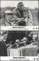 cca 1984 ,,Ránts fegyvert!" című amerikai westernfilm jelenetei és szereplői (főszereplő Kirk D...