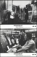 cca 1986 ,,Rövidzárlat" című amerikai sci-fi filmvígjáték jelenetei és szereplői, 7 db vintage ...