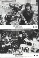 cca 1986 ,,Rövidzárlat" című amerikai sci-fi filmvígjáték jelenetei és szereplői, 7 db vintage ...
