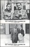 cca 1977 ,,Egy egészen kicsi kispolgár" című olasz film jelenetei és szereplői, 5 db produkciós...