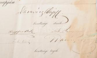 1875 Ügyvédi vizsga, 1 ft. Daruváry Alajos (1826-1912) jogász, egy időben a királyi Kúria másodelnök...