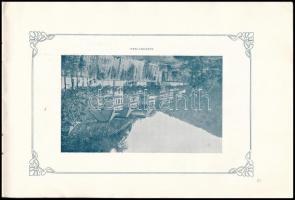 cca 1910 Herkulesfürdő, szecessziós stílusú ismertető prospektus, képekkel gazdagon illusztrálva, 32...