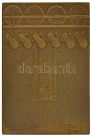 Reményi József (1887-1977) 1908. "Kalotaszeg" kétoldalas bronz plakett, Éremkedvelők Egyes...