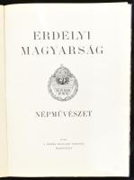 Viski Károly: Erdélyi magyarság. Népművészet. Dr. Petri Pál bevezetőjével. Bp., [1920], Népies Irodalmi Társaság (Franklin-ny.), 16 p.+ 29 t.+ 1 sztl. lev. Egészoldalas, fekete-fehér és színes képekkel illusztrálva. Átkötött félvászon-kötésben, nagyrészt jó állapotban.