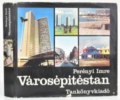 Perényi Imre: Városépítéstan. A városépítés története és elmélete. Bp., 1978, Tankönyvkiadó. Gazdag fekete-fehér képanyaggal illusztrált. Kiadói egészvászon-kötés, kissé sérült kiadói papír védőborítóban, kissé foltos lapélekkel. Megjelent 4000 példányban.