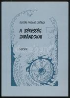 Rostás-Farkas György: A békesség zarándokai. Versek. (DEDIKÁLT). (Bp., 1998), Cigány Tudományos és Művészeti Társaság. Kiadói papírkötés, jó állapotban. A szerző, Rostás-Farkas György (1949- ) József Attila-díjas cigány író, költő, műfordító által DEDIKÁLT példány.