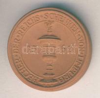 Német Birodalom / Weimari Köztársaság 1922. "Gaildorf" barna porcelánérem T:1