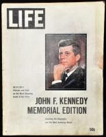 1963 LIFE magazin korabeli különszáma John F. Kennedy emlékére, elvált borítóval/ 1963 LIFE magazin Kennedy memorial edition