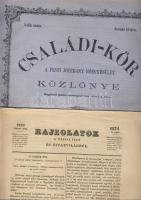 1835-1867 2 db újság: Rajzolatok, Családi kör