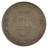 1946. 5Ft Ag "vastag Kossuth" T:XF ph. / Hungary 1946. 5 Forint Ag "thick Kossuth&quo...