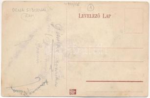 Vízakna, Salzburg, Ocna Sibiului; A jövőben montázs 100 év múlva. Klug Marton kiadása / in the futur...