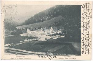 1906 Putna (Bukovina), Monastirea, ved. de pe dealul Sionului / Kloster / monastery