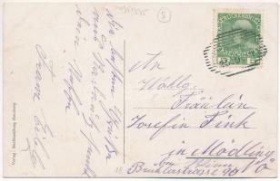 1913 Radauti, Radóc, Radautz (Bukovina, Bukowina); Herrengasse, Evangelische Kirche / street and Lut...