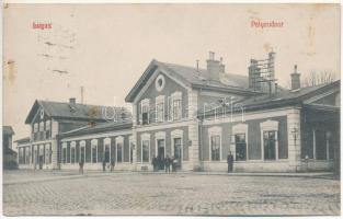 Lugos, Lugoj; pályaudvar, vasútállomás / railway station (fl)