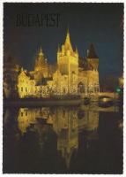 BUDAPEST - 21 db MODERN használatlan nagyméretű képeslap, 4 különböző féle, sok másodpéldánnyal