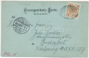 1898 (Vorläufer) Vatra Dornei, Dornavátra, Bad Dorna-Watra (Bukovina, Bukowina); Burkut-Quellen am N...