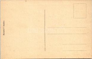 Besztercebánya, Banská Bystrica; Deák Ferenc utca, villa. Machold F. kiadása / street view, villa