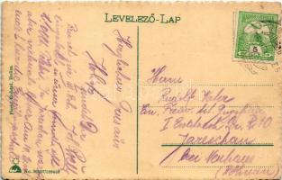 1916 Holics, Holic; Hauptplatz / Fő tér, templom, piac. Fischl Richard kiadása / main square, church...