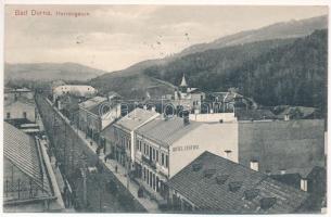 1914 Vatra Dornei, Dornavátra, Bad Dorna-Watra (Bukovina, Bukowina); Herrengasse / street, Hotel Central (EK)