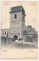 1904 Iasi, Jasi, Jassy, Jászvásár; Turnul Golia / tower, church construction (gluemark)