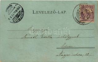 1900 Arad, Andrássy tér, piac, üzletek / square, market, shops (r)